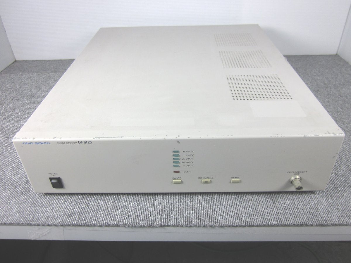 Ono Sokki LV-0120 Fringe Count Displacement Meter Unit [r1230816536]