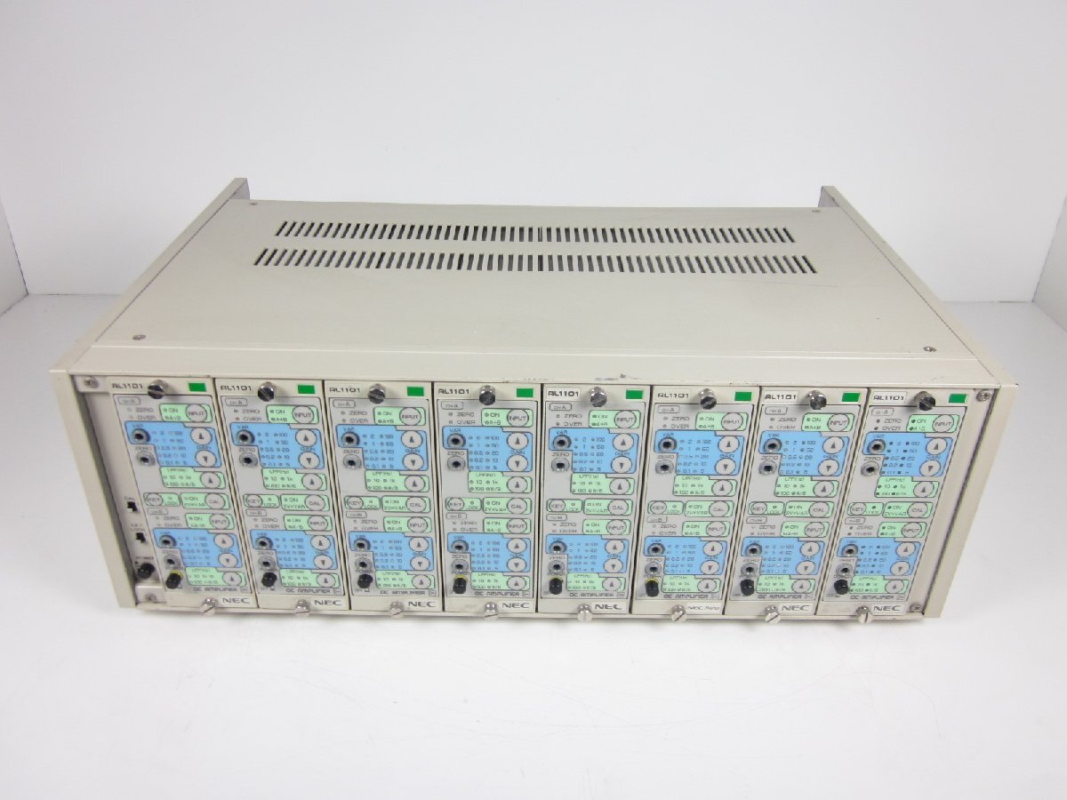 NEC Avio AL13-104 Benchtop Case with 8x AL1101 DC Amplifiers [b1230810926]