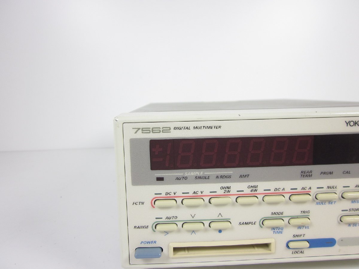 Yokogawa 7562-01-C-1/B Digital Multimeter 6.5 Digit 4-Wire Resistance Measurement [x1230804328]