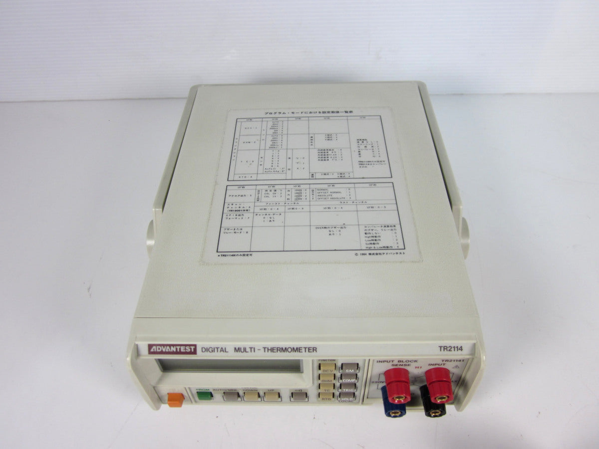 Advantest TR2114 Digital Multi Thermometer [e1230817745]