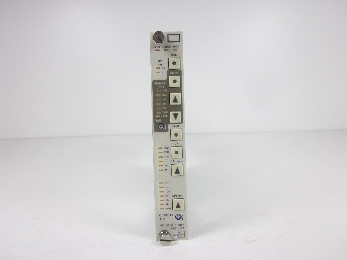 NEC AH11-104 Strain Amplifier AC200V Surge Withstand 500 Pulses [t1230810635]