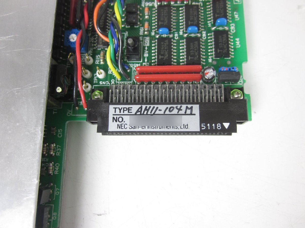 NEC AH11-104 Strain Amplifier AC200V Surge Withstand 500 Pulses [t1230810635]