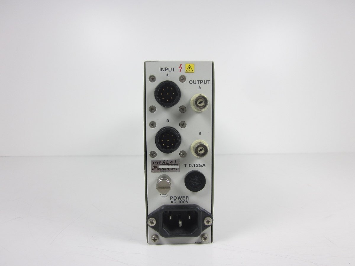 NEC 6L01 DC Amplifier 2ch Gain 0.1-100 DC-5kHz [v1230816440]