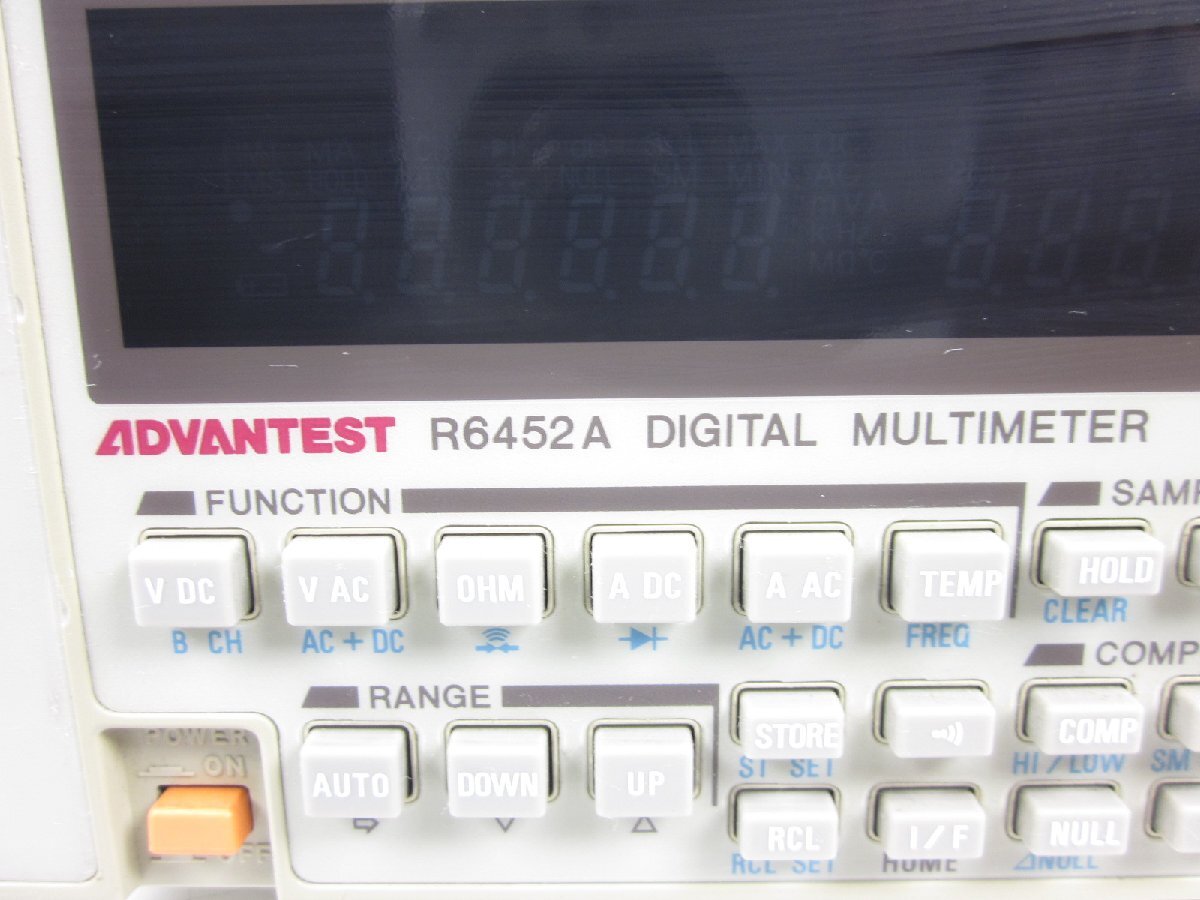 Advantest R6452A Digital Multimeter 5.5 Digit with Dual Input [w1230816161]