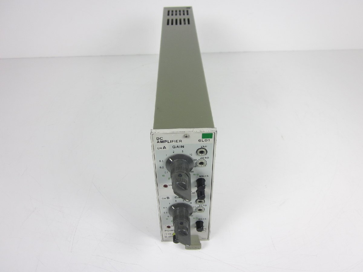 NEC 6L01 DC Amplifier 2ch Gain 0.1-100 DC-5kHz [d1231123338]