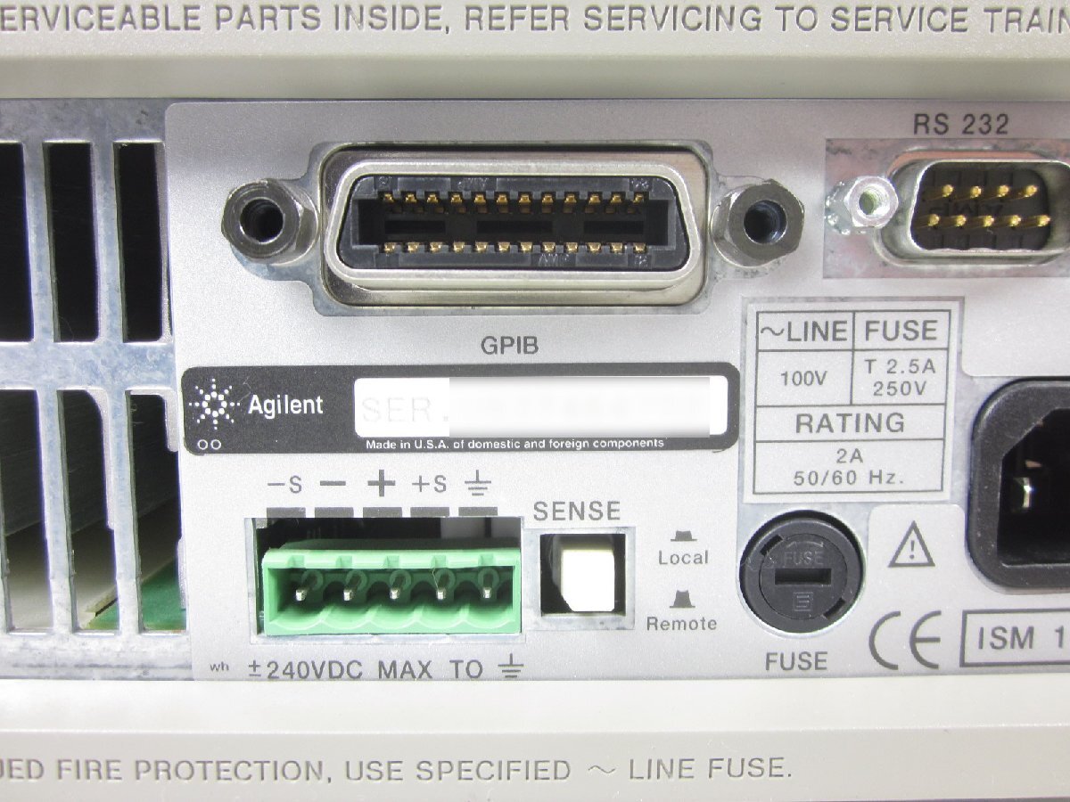 Agilent 6612C DC System Power Supply 20V 2A [s1231128814]