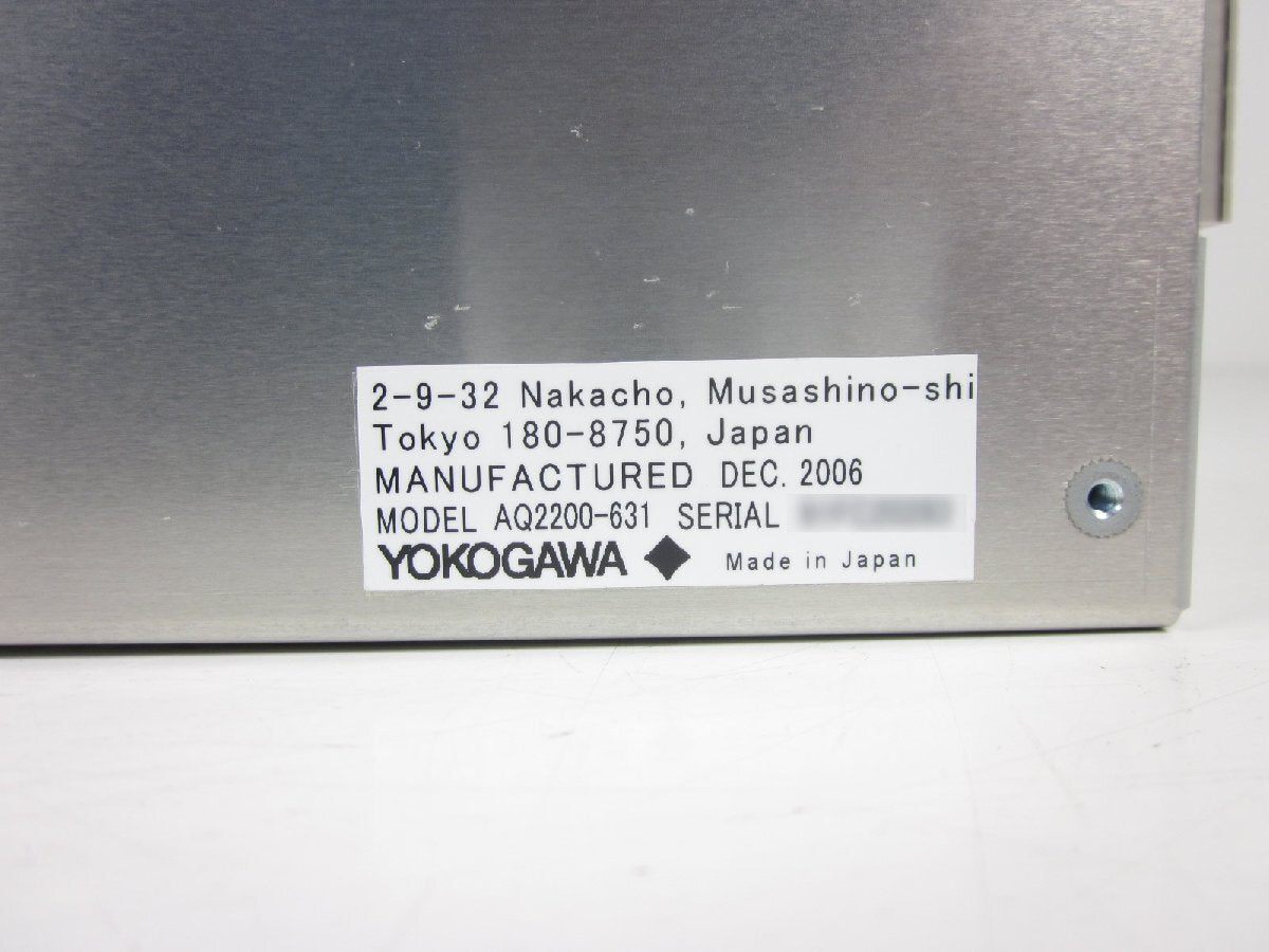 Yokogawa AQ2200-631 10Gbit/s Optical Receiver 1310/1550nm [u1231129963]
