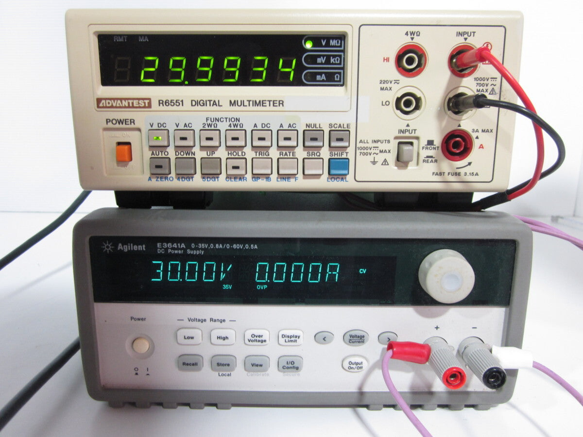 Keysight E3641A DC Power Supply 0-35V 0-0.8A 0-60V 0-0.5A [f1231123154]