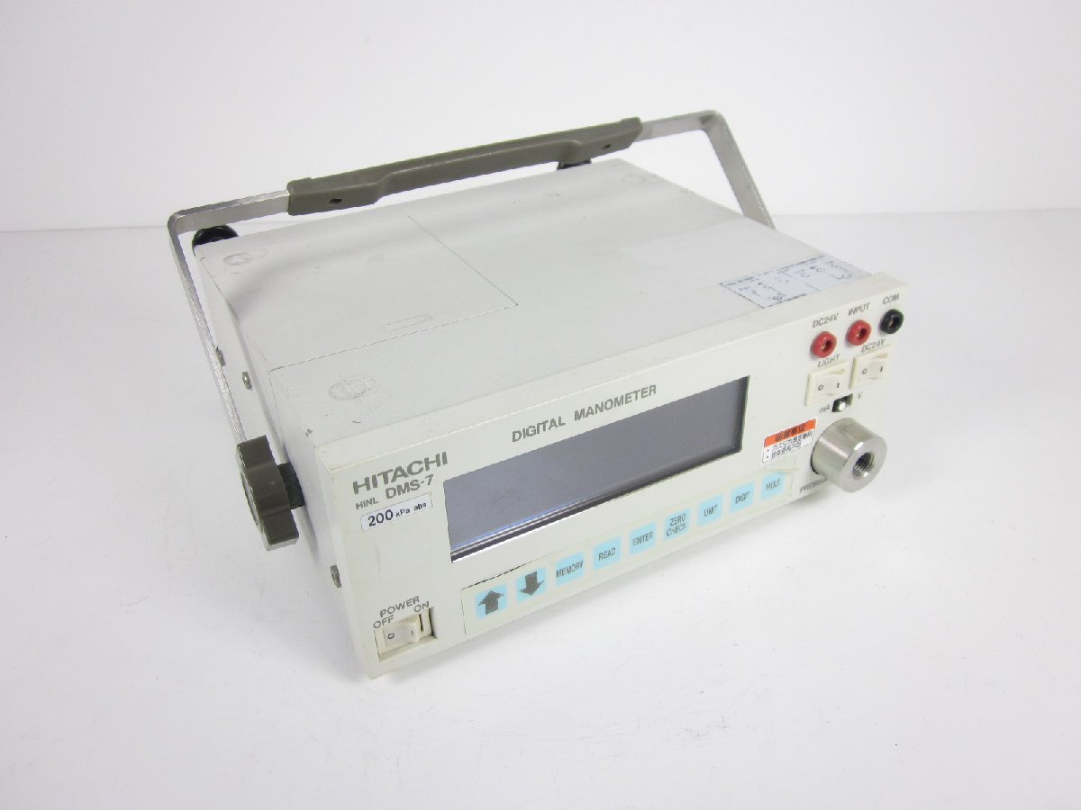 Hitachi High-Tech Solutions DMS7-200A Digital Manometer Absolute Pressure [g1231119379]