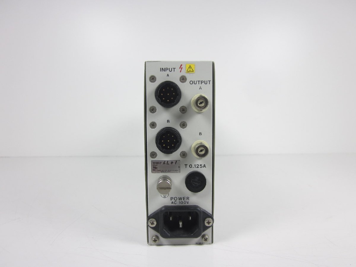 NEC 6L01 DC Amplifier 2ch Gain 0.1-100 DC-5kHz [d1231123338]