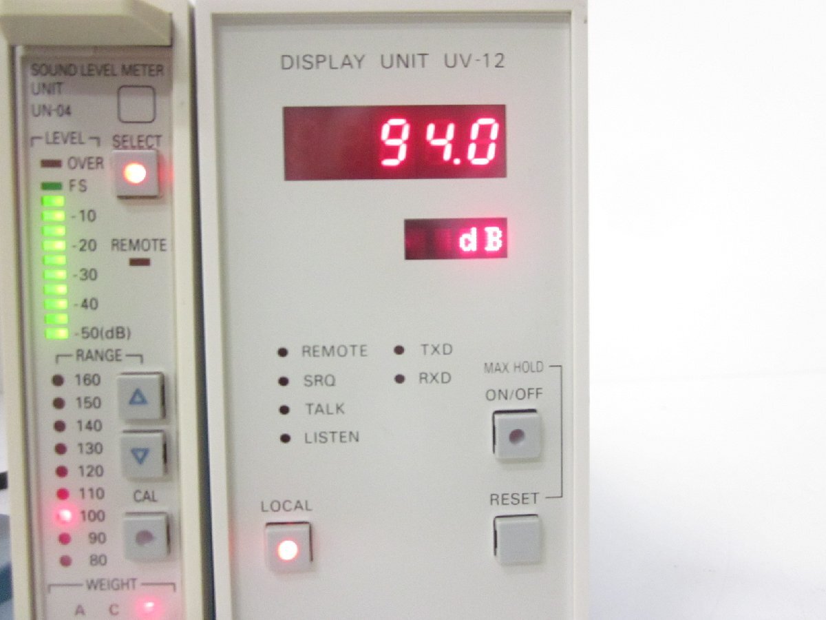 Rion UV-12 Sound and Vibration Display Unit for UN-04/UV-05 [o1231123688]