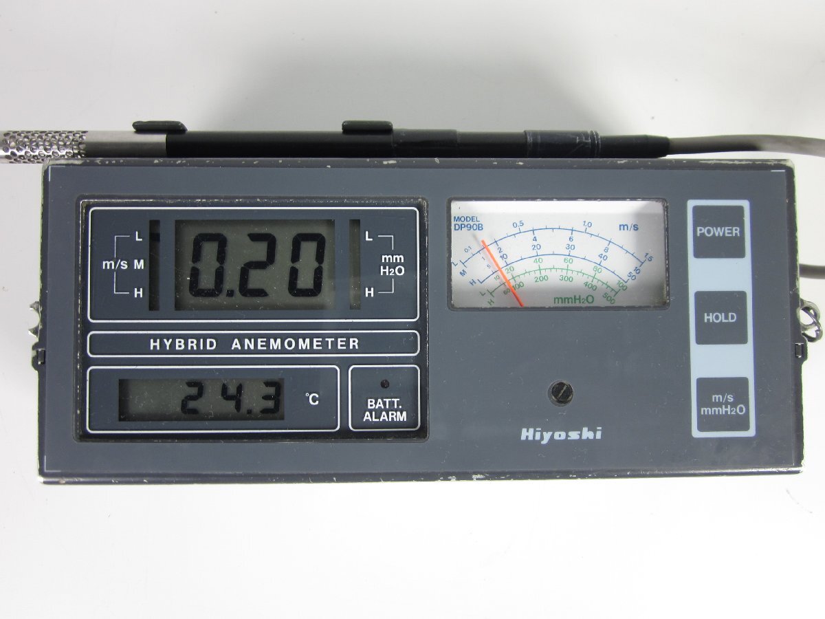 HIYOSHI DP90 B Anemometer with Temperature Measurement [f1231115589]