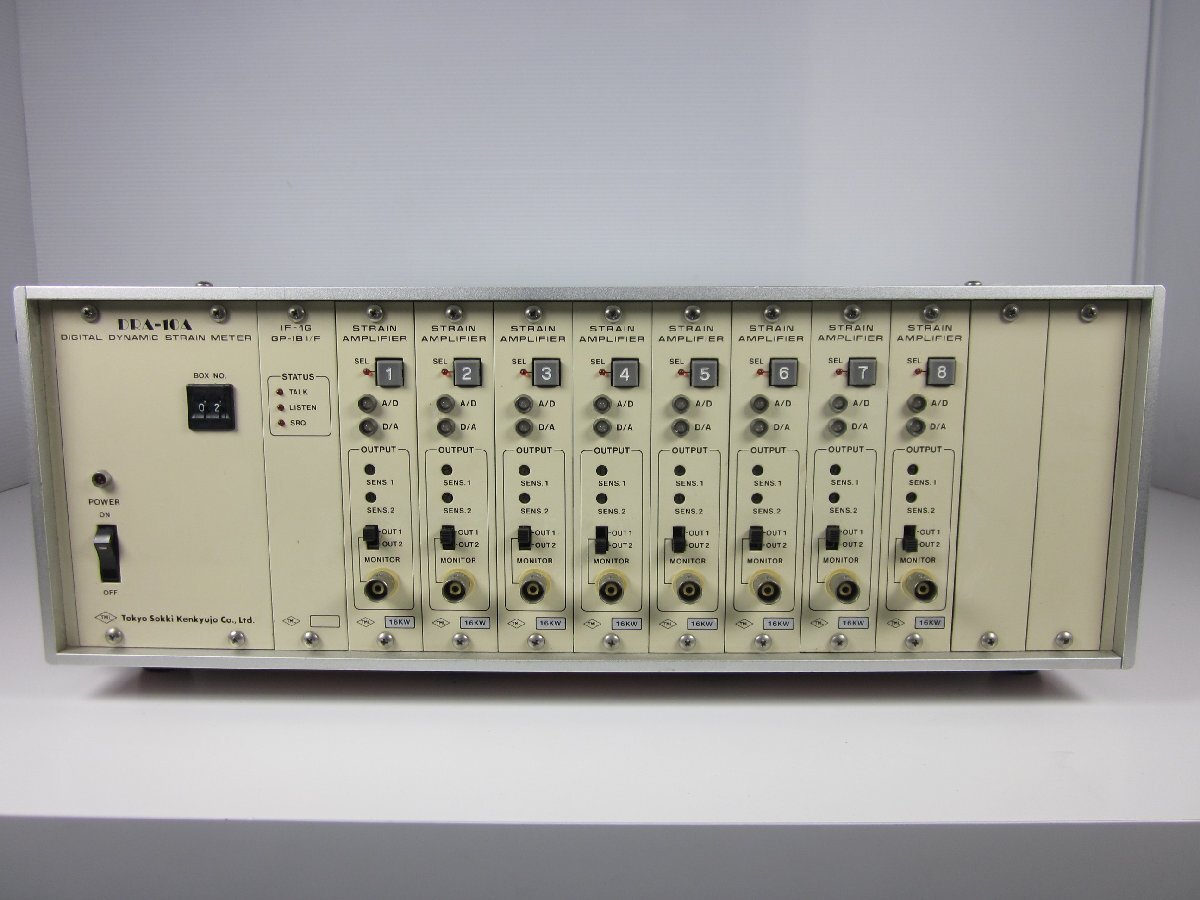 Tokyo Sokki DRA-10A Dynamic Strain Amplifier 60-350 Ohm [s1231128228]