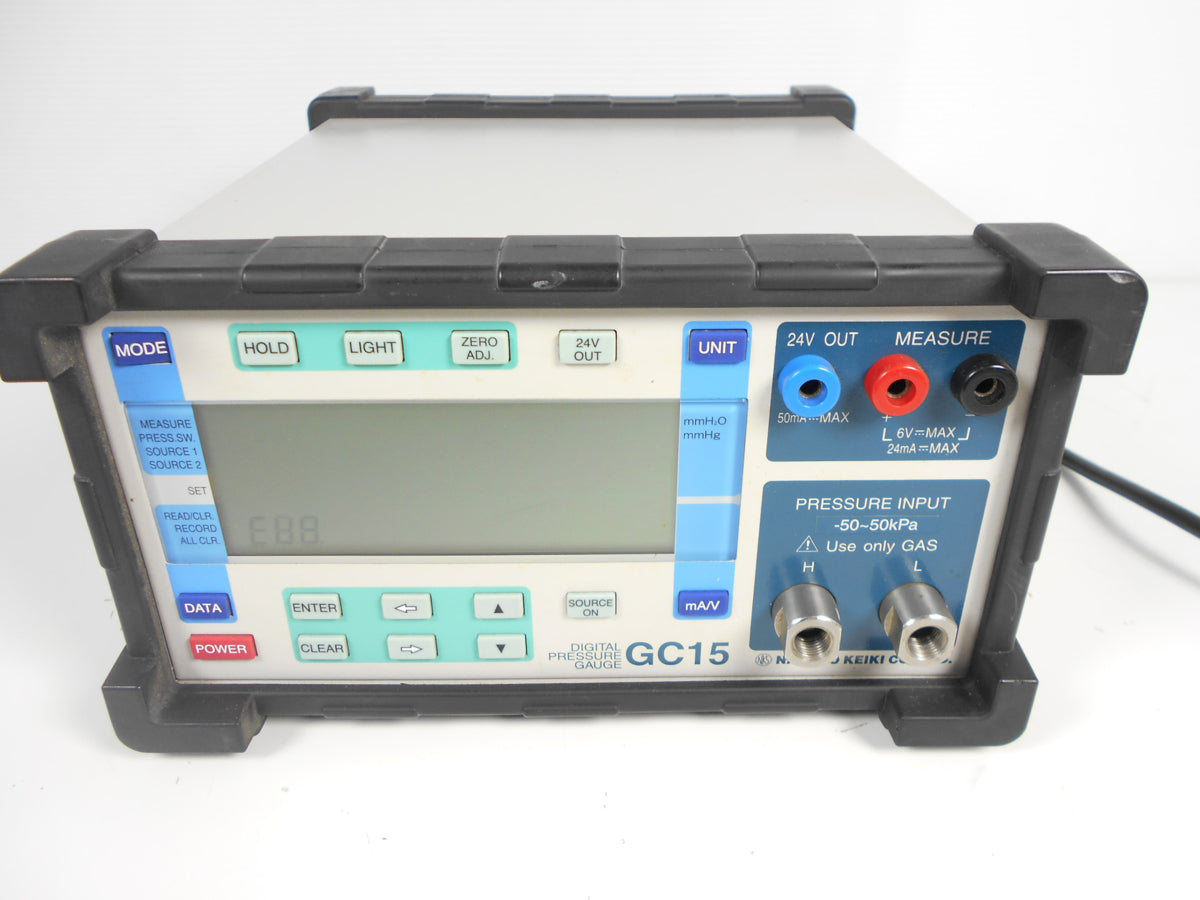 Nagano Keiki GC15-161-4 Precision Digital Pressure Gauge -50 to +50kPa [p1231124731]
