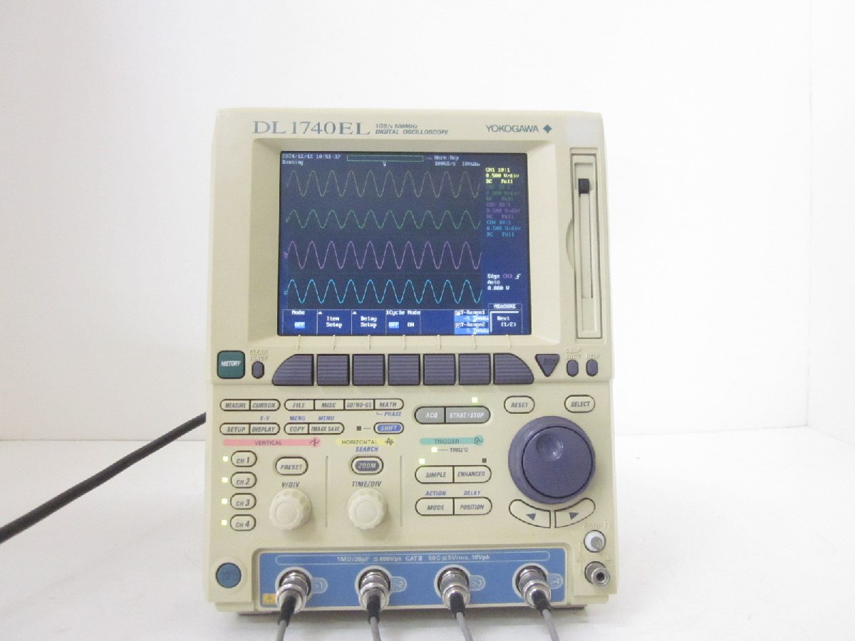 Yokogawa DL1740EL Digital Oscilloscope 4ch 500MHz [c1231125931]