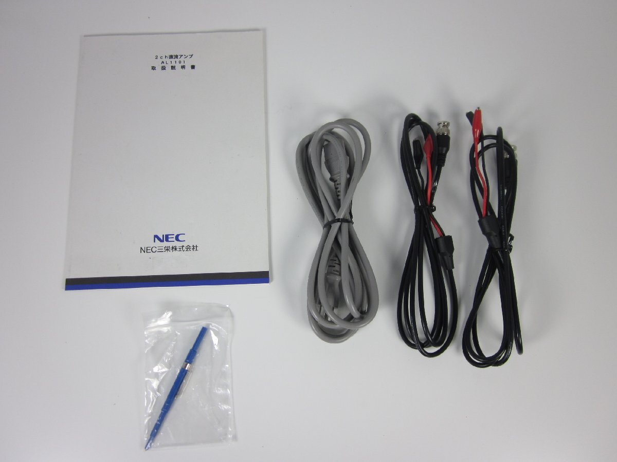 NEC AL1101 Isolation DC Amplifier 2ch Gain 0.1-100 Steps DC-10kHz [h1231119897]