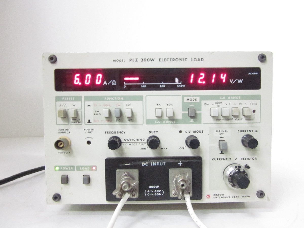 Kikusui PLZ300W Electronic Load 4-60V 0-60A [1231119928]