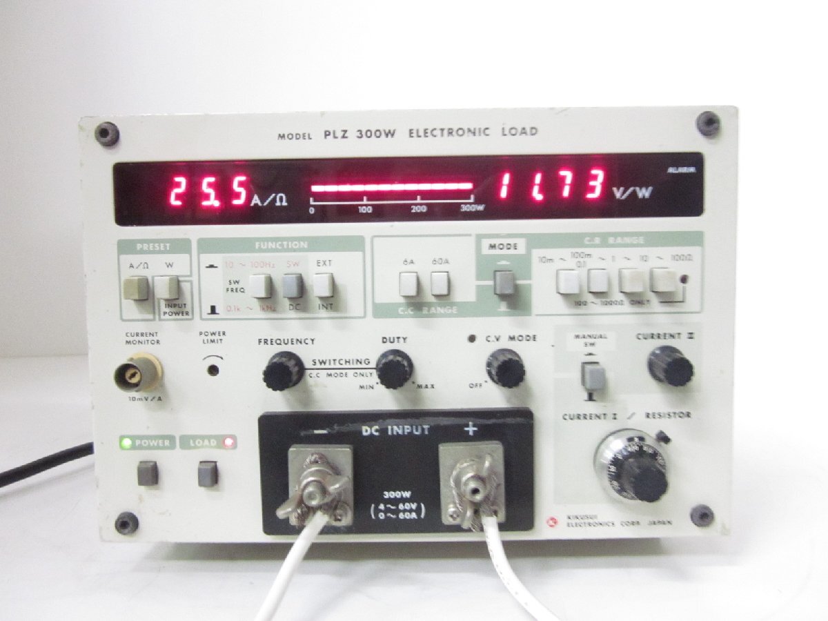 Kikusui PLZ300W Electronic Load 4-60V 0-60A [1231119928]