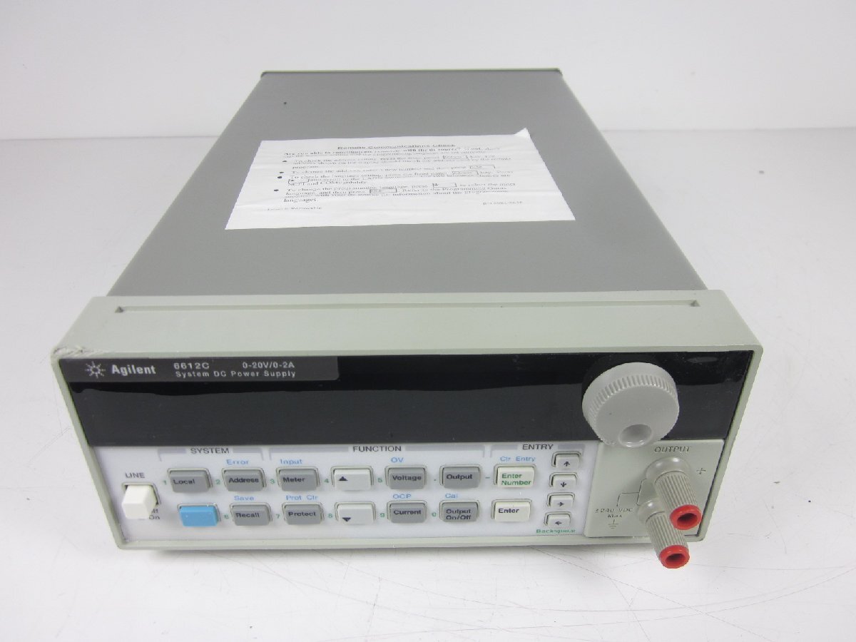 Agilent 6612C DC System Power Supply 20V 2A [s1231128814]