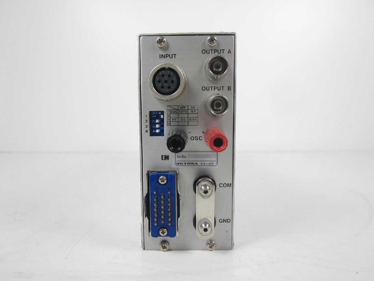 KYOWA DPM-711B Strain Amplifier Signal Conditioner 1ch DC-2.5kHz 5kHz [r1231130910]