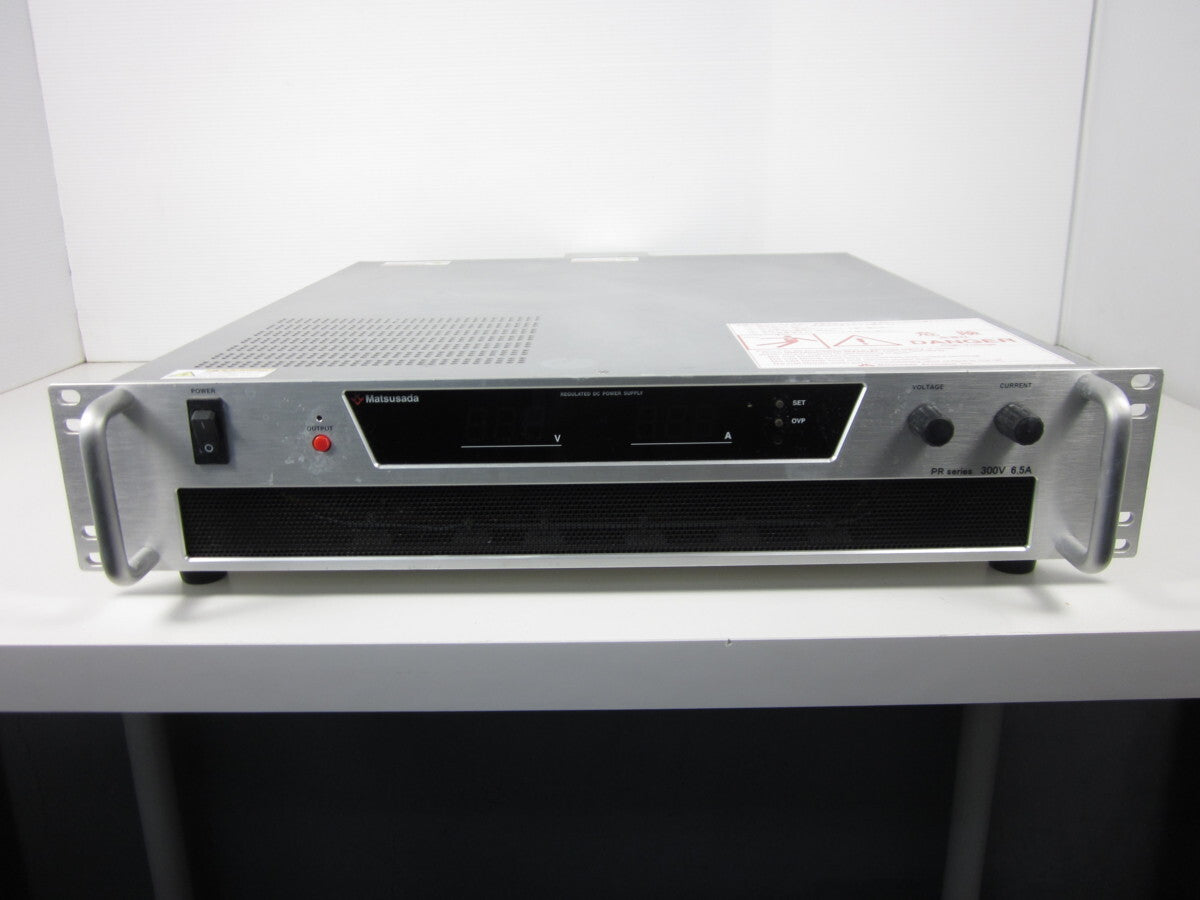 Matsusada Precision PR300-6.5 DC Power Supply 300V 6.5A [e1231137550]