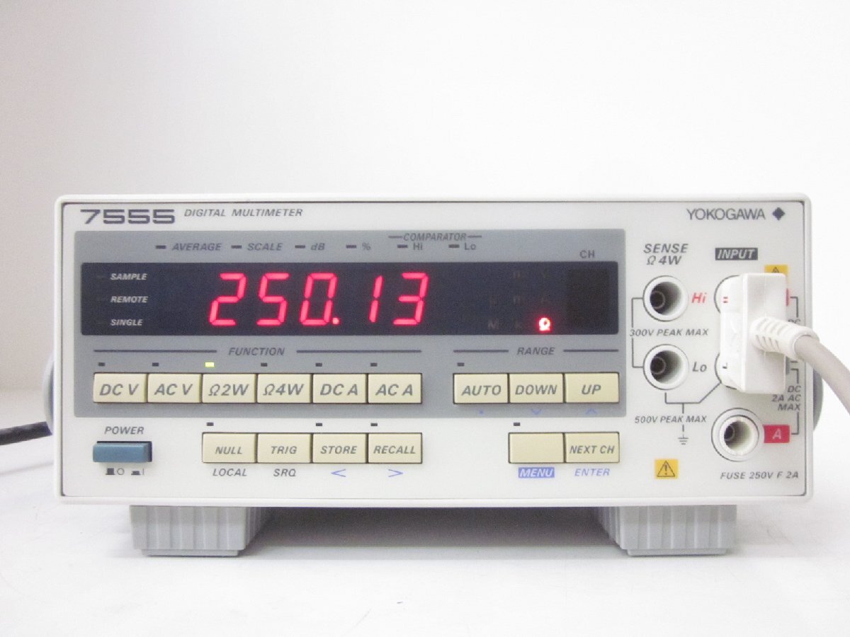 Yokogawa 7555 Digital Multimeter 5.5 Digit 4-Wire Resistance Measurement [c1231128761]