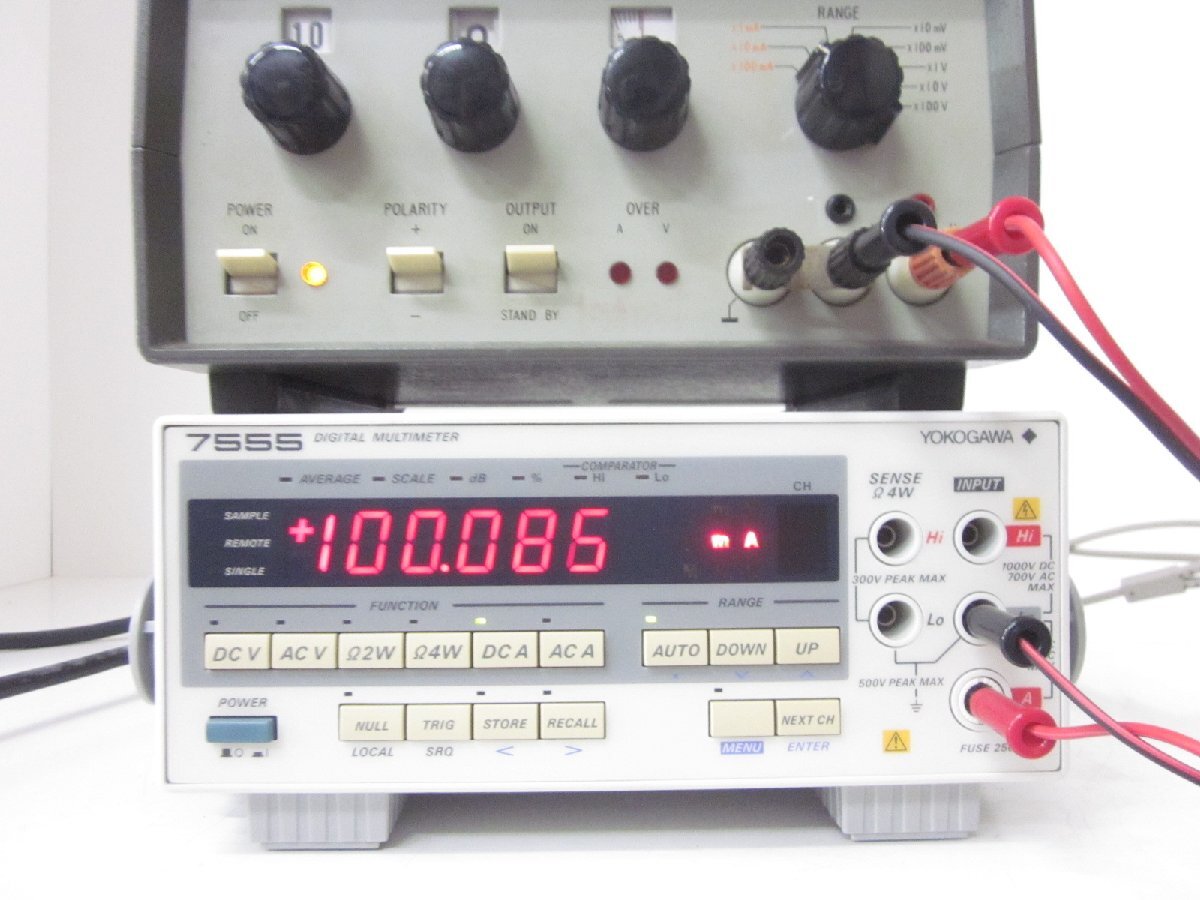 Yokogawa 7555 Digital Multimeter 5.5 Digit 4-Wire Resistance Measurement [c1231128761]