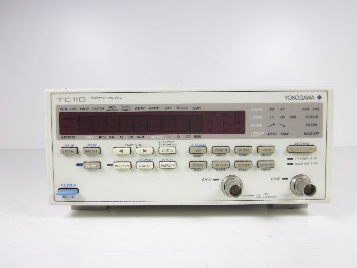 Yokogawa TC110 Universal Counter 1mHz-120MHz [b1231122320]