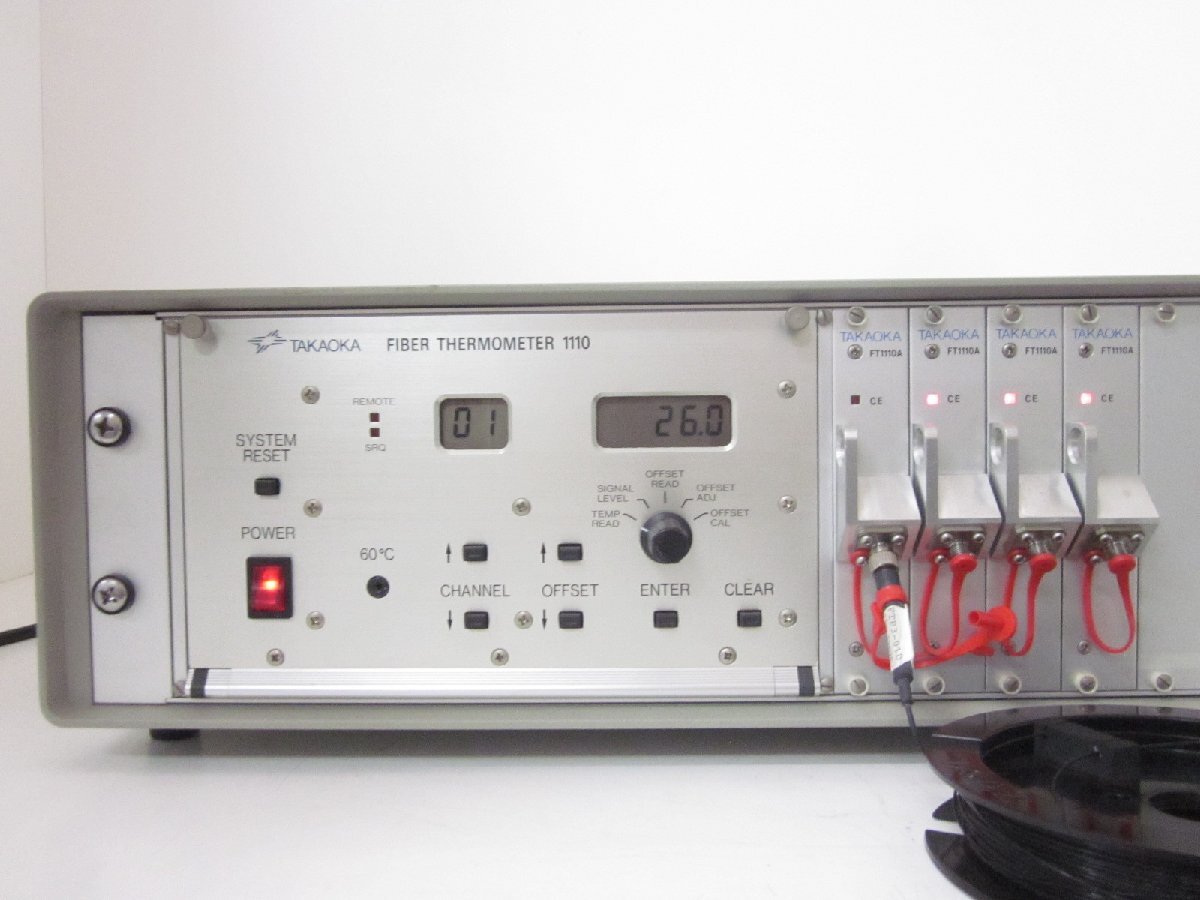 Takaoka FT1110 Fiber Optic Thermometer 4ch 0-200C [s1231123636]