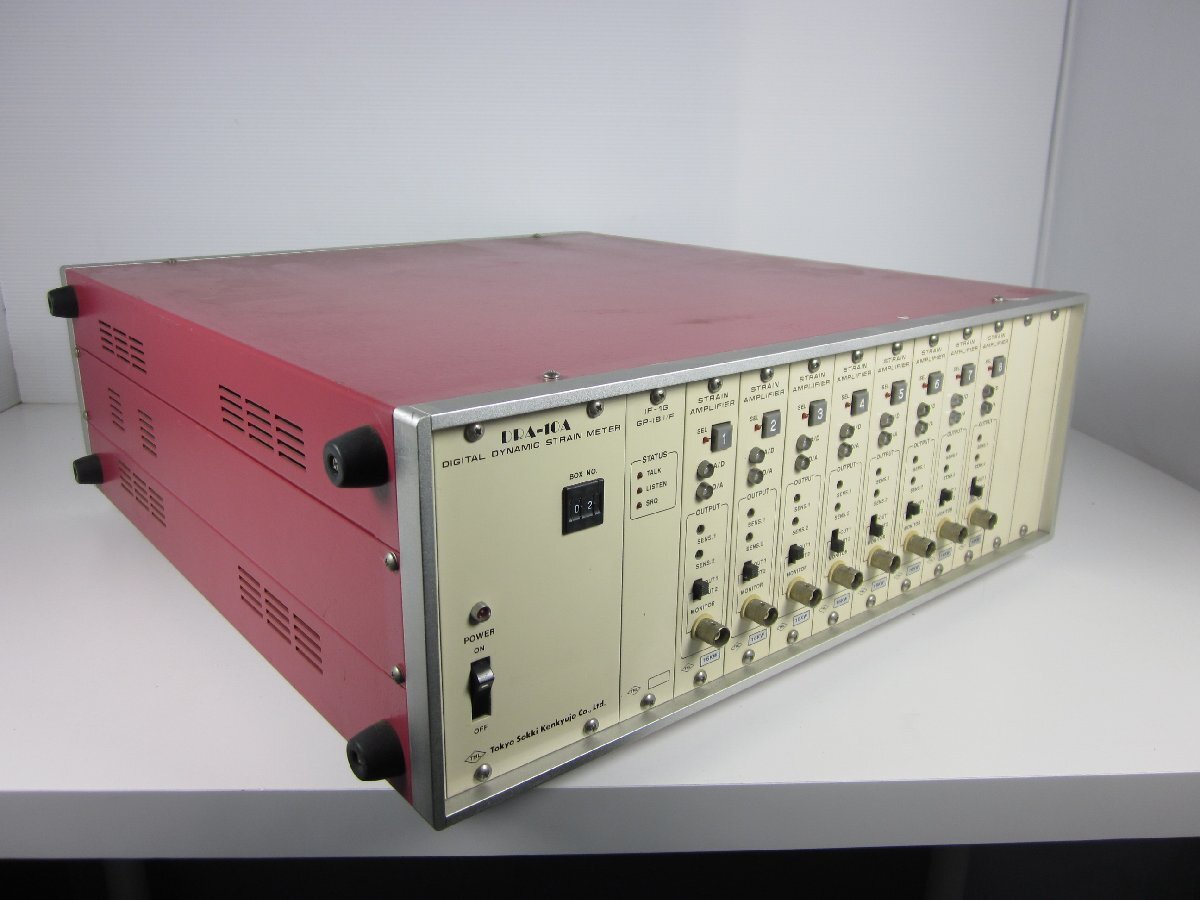 Tokyo Sokki DRA-10A Dynamic Strain Amplifier 60-350 Ohm [s1231128228]