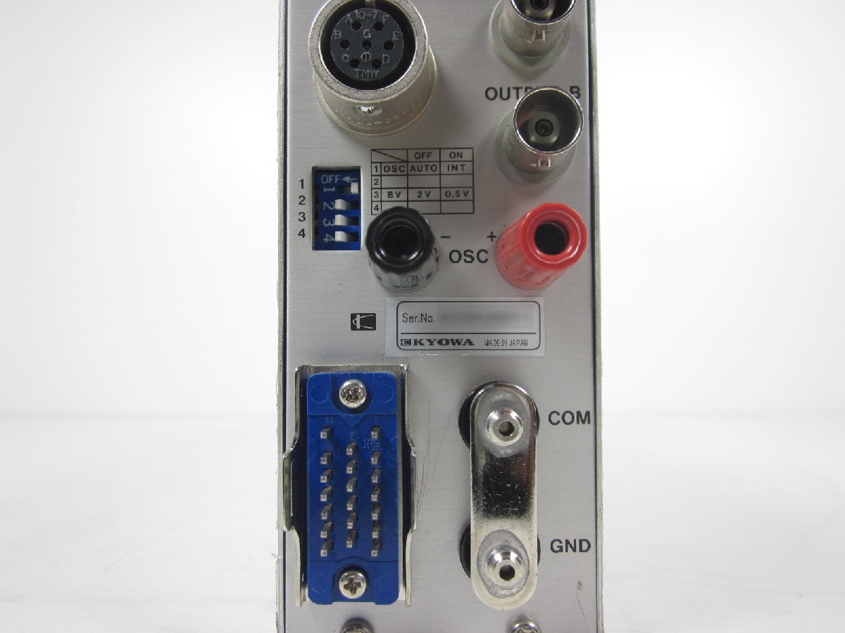 KYOWA DPM-711B Strain Amplifier Signal Conditioner 1ch DC-2.5kHz 5kHz [r1231130910]