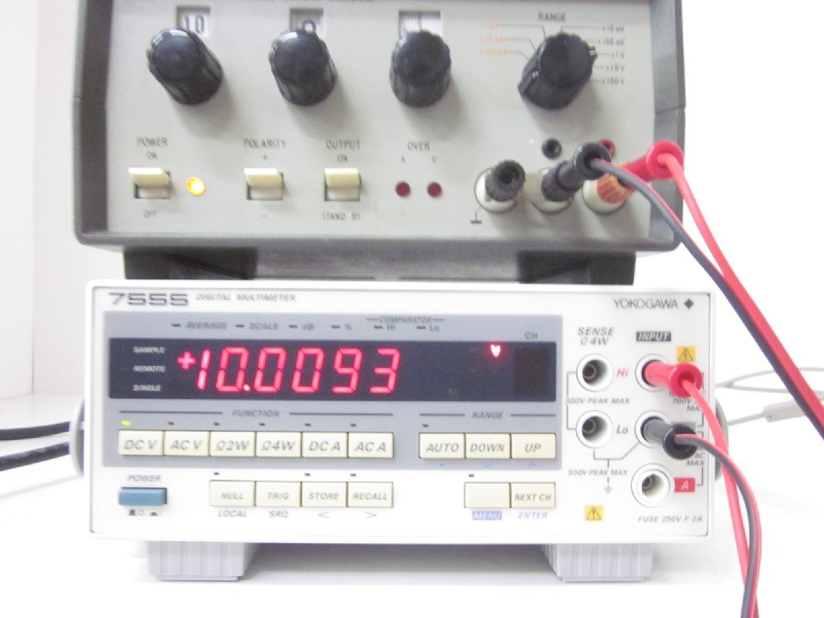 Yokogawa 7555 Digital Multimeter 5.5 Digit 4-Wire Resistance Measurement [c1231128761]