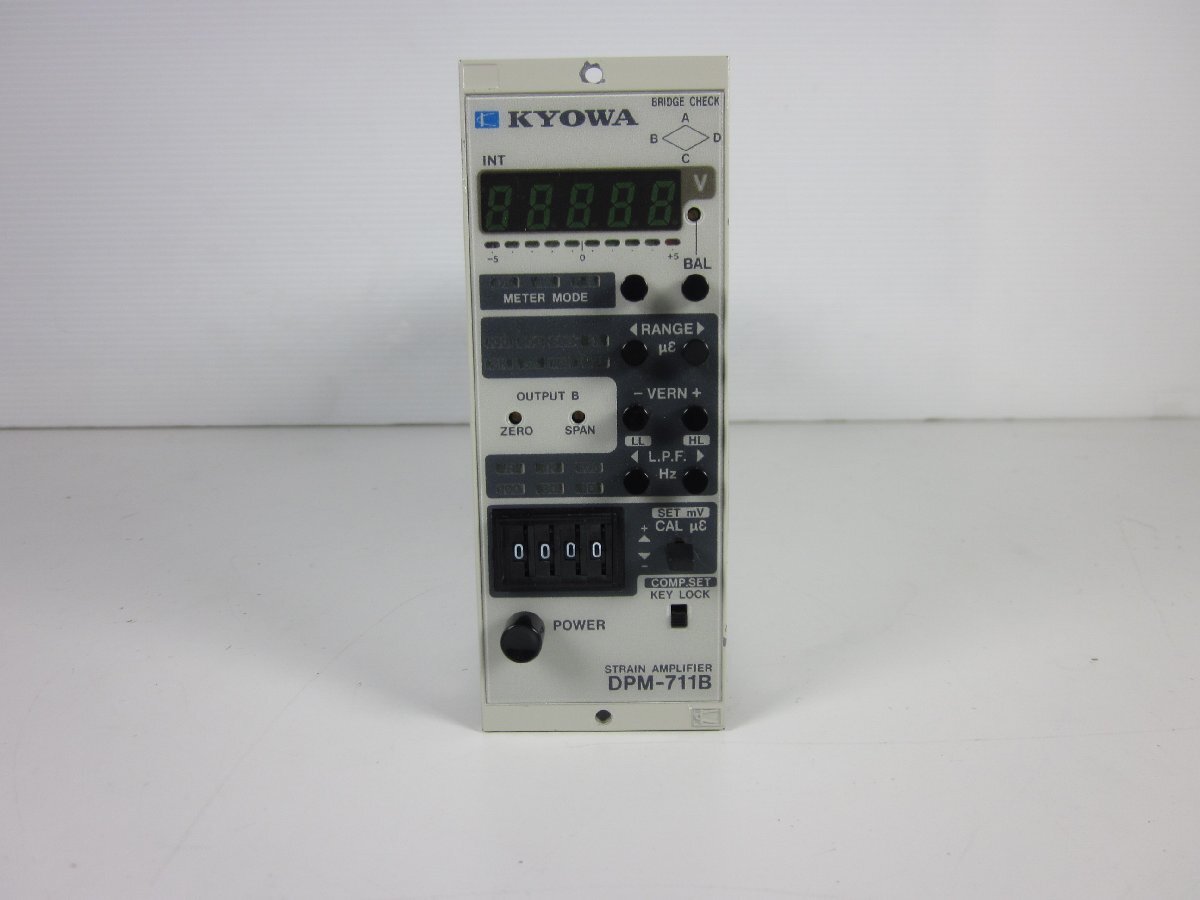 KYOWA DPM711B Strain Gauge Meter 60-1000Ω DC-2.5kHz [o1231125586]