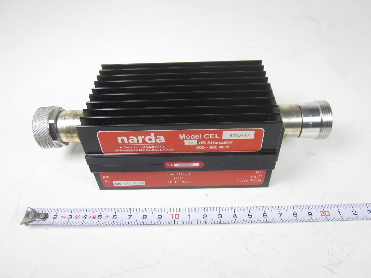 Narda CEL976B-30 High Power Coaxial Fixed Attenuator 30dB 800-980MHz 150W [w1231119333]