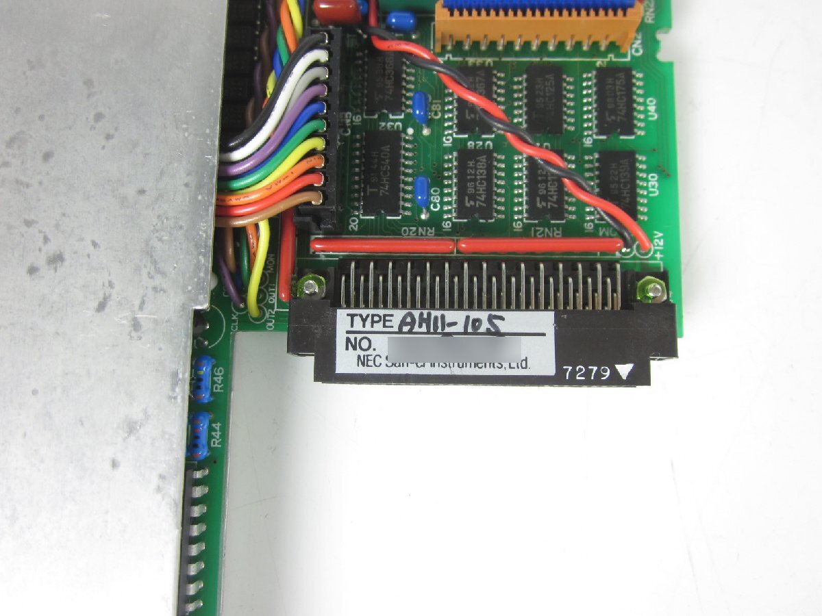 NEC AH11-105 Charge Amplifier Measurement Range 1/2/5/10/20/50/100/200/500/1k/2k/5kG Frequency Response 0.2Hz-100kHz [v1231127481]