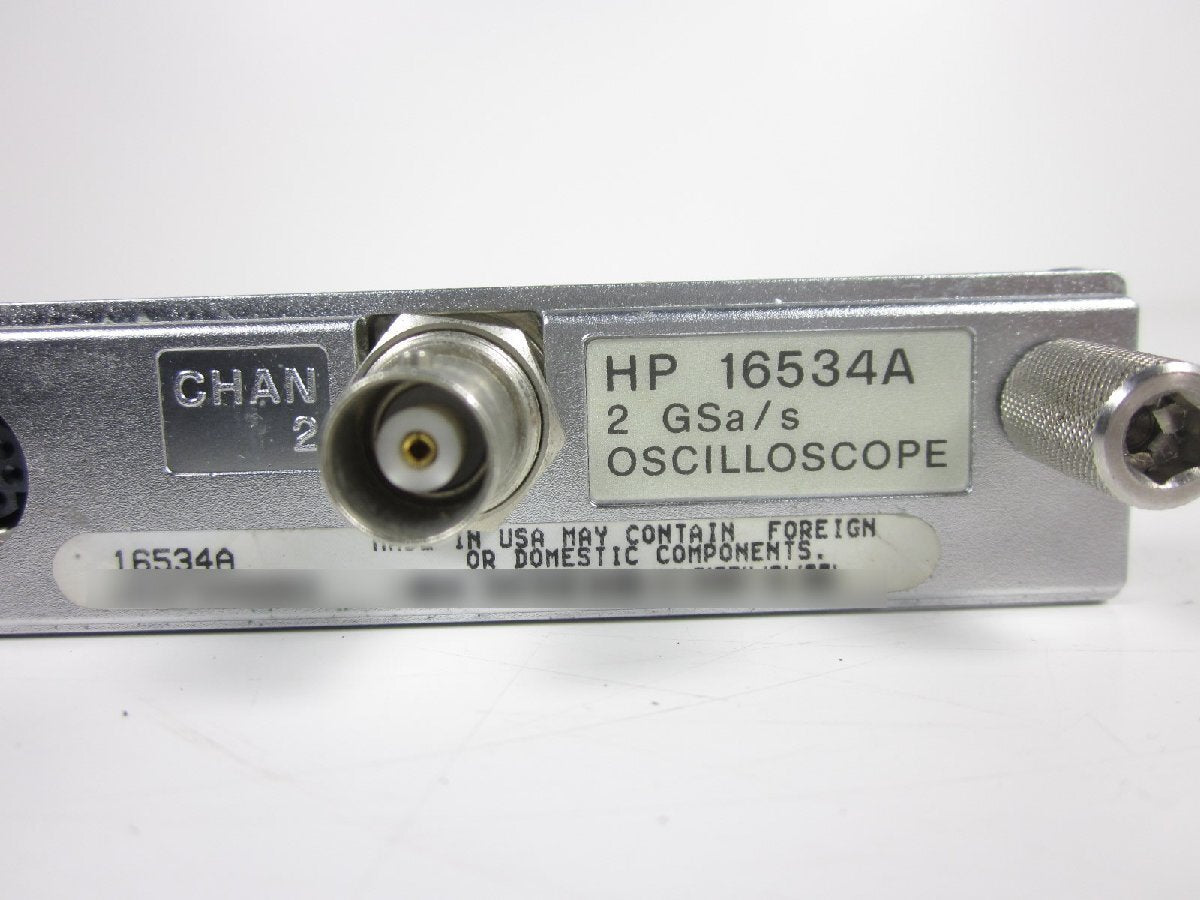 HP 16534A Oscilloscope Module for 16500/16501 2ch 500MHz [w1231123618]
