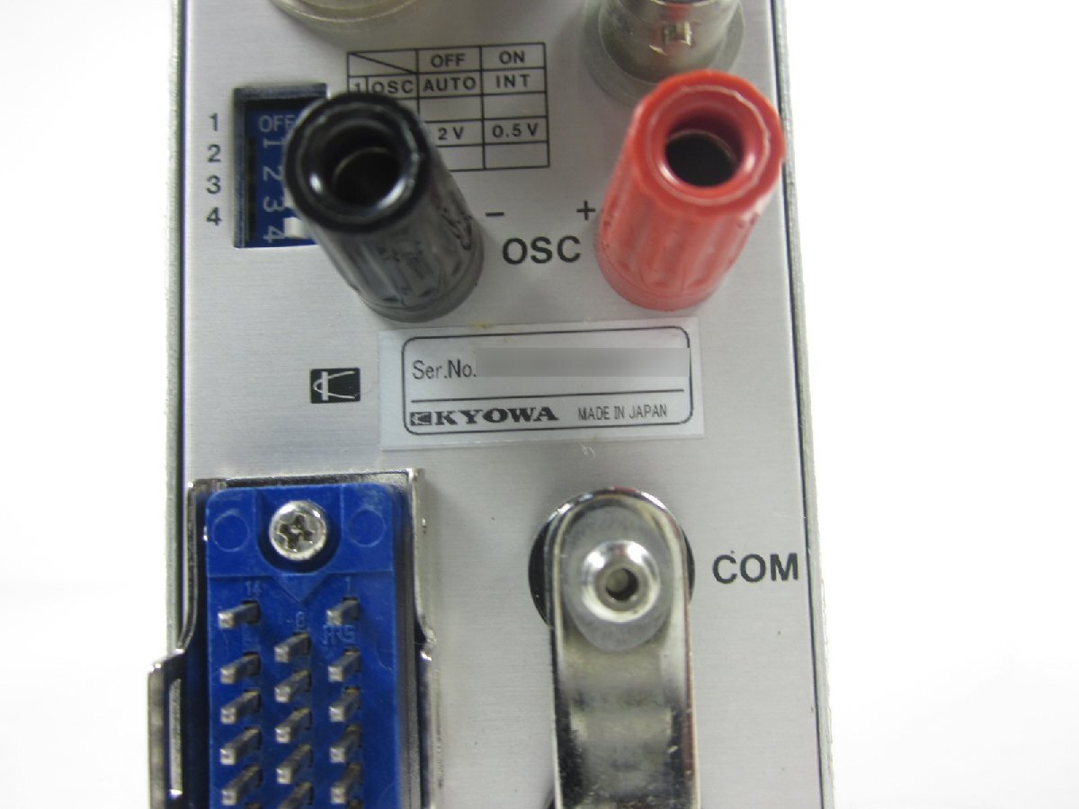 KYOWA DPM-711B Strain Amplifier Signal Conditioner 1ch [l1231130270]