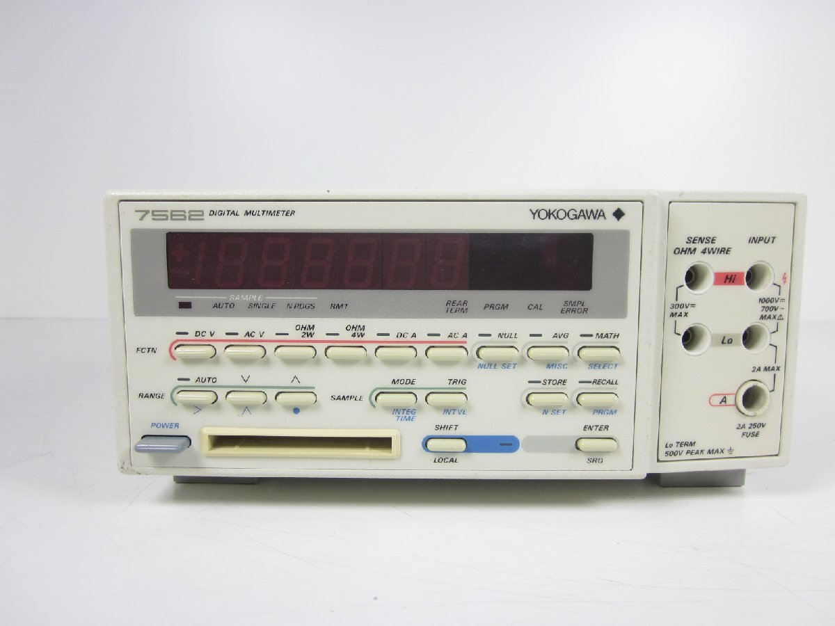 Yokogawa 756201-C-1/B Multimeter 6.5 Digit 4-Wire Resistance Measurement [t1231119416]