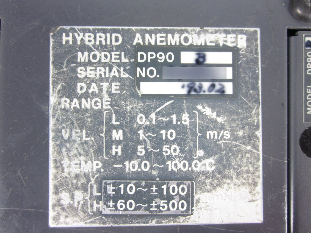 HIYOSHI DP90 B Anemometer with Temperature Measurement [f1231115589]