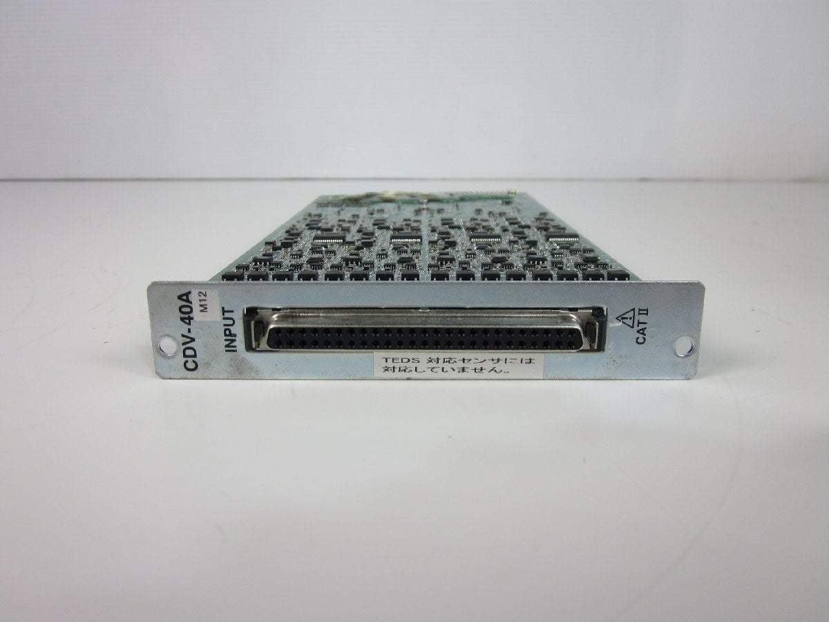 KYOWA CDV-40A/M12 Strain Voltage Measurement Card for EDX-2000A 8 Channels [f1231120917]