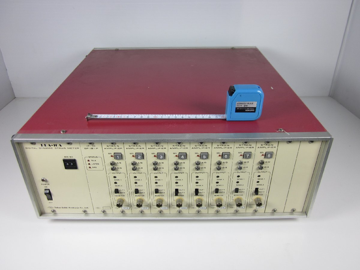 Tokyo Sokki DRA-10A Dynamic Strain Amplifier 60-350 Ohm [s1231128228]