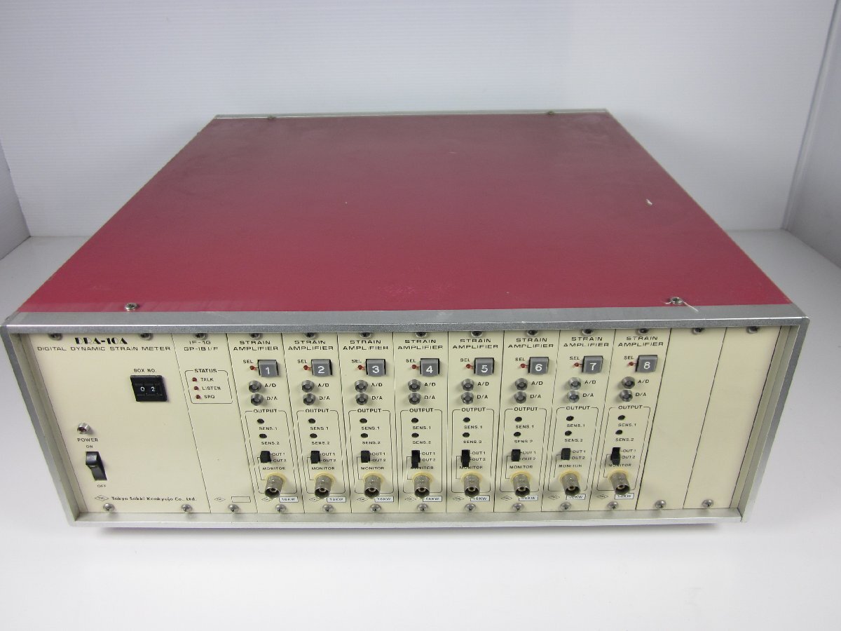 Tokyo Sokki DRA-10A Dynamic Strain Amplifier 60-350 Ohm [s1231128228]