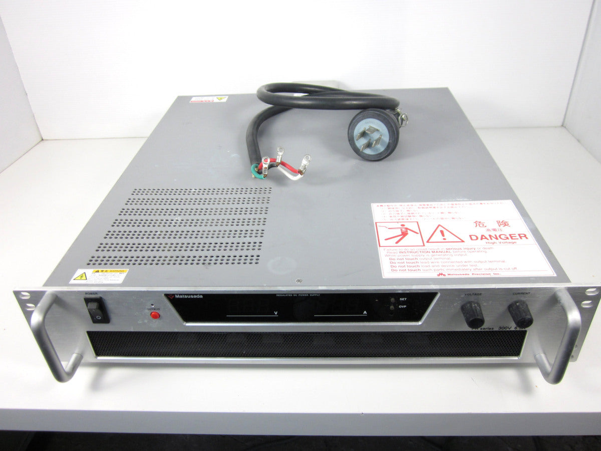 Matsusada Precision PR300-6.5 DC Power Supply 300V 6.5A [e1231137550]