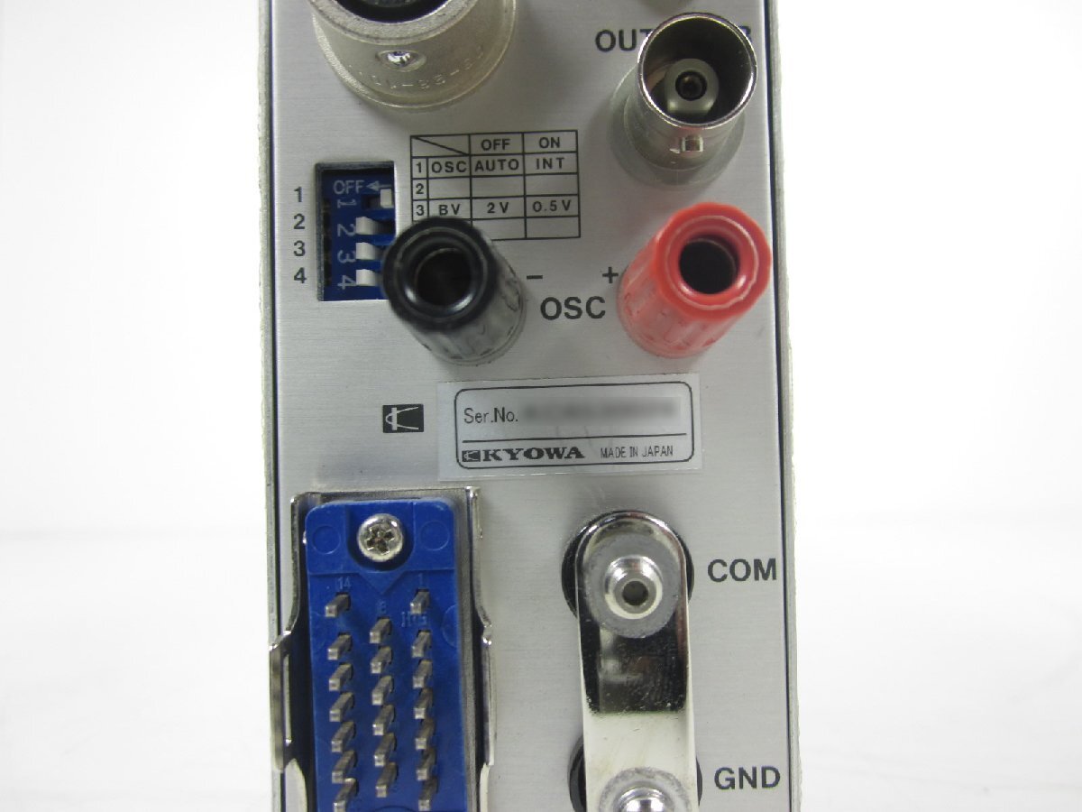KYOWA DPM-711B Strain Amplifier Signal Conditioner 1ch DC-2.5kHz 60-1000Ω [h1231121622]