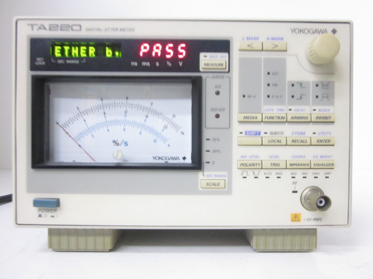 Yokogawa TA220 Digital Jitter Meter [b1231120434]