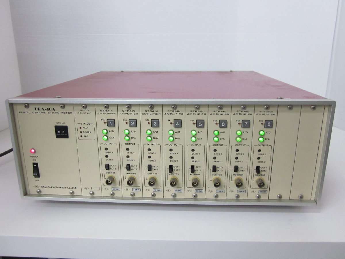 Tokyo Sokki DRA-10A Dynamic Strain Amplifier 60-350 Ohm [r1231127875]