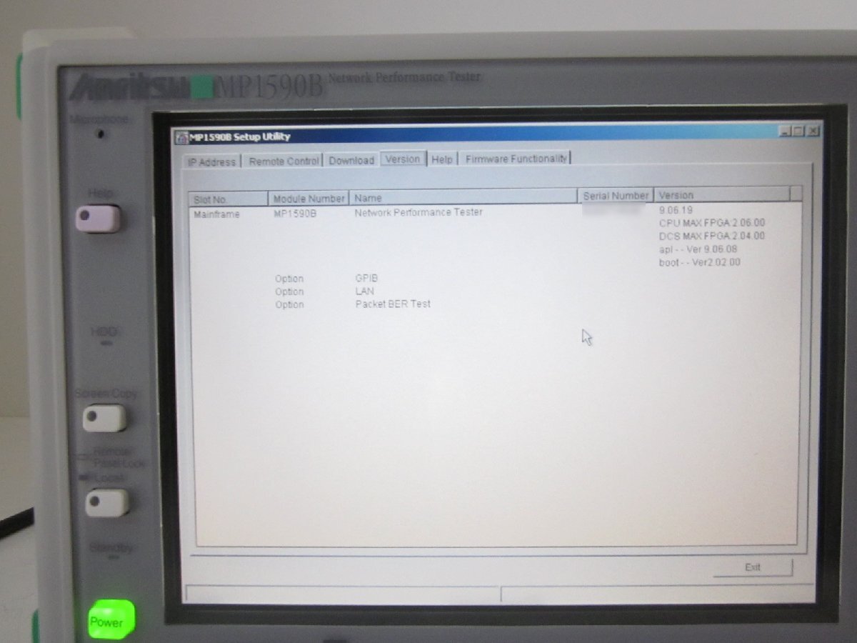 Anritsu MP1590B Network Performance Tester [h1231124817]