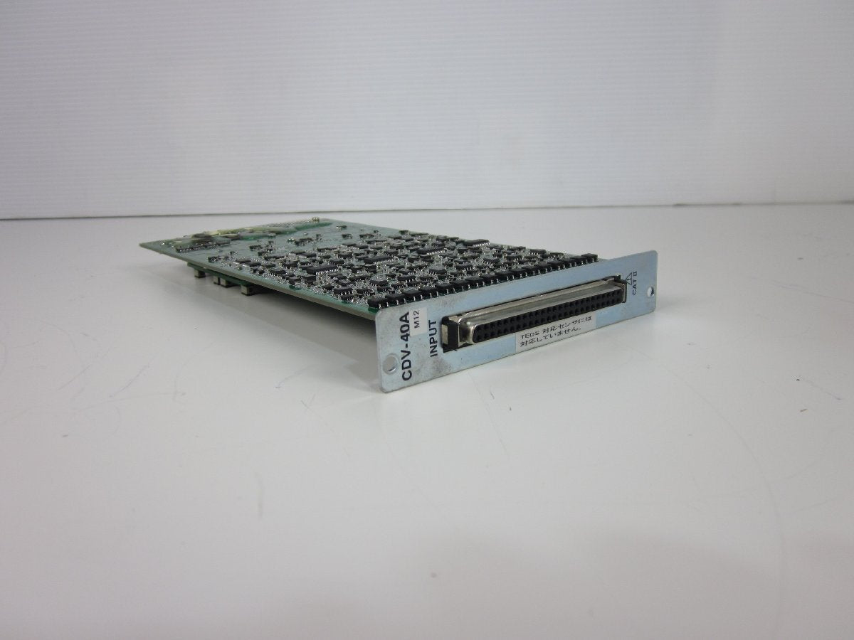 KYOWA CDV-40A/M12 Strain Voltage Measurement Card for EDX-2000A 8 Channels [f1231120917]