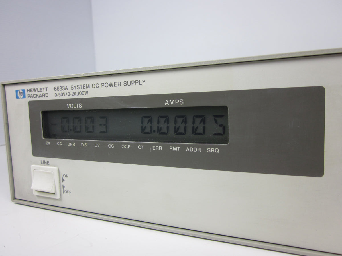 HP 6633A DC System Power Supply 50V 2A [q1231120068]