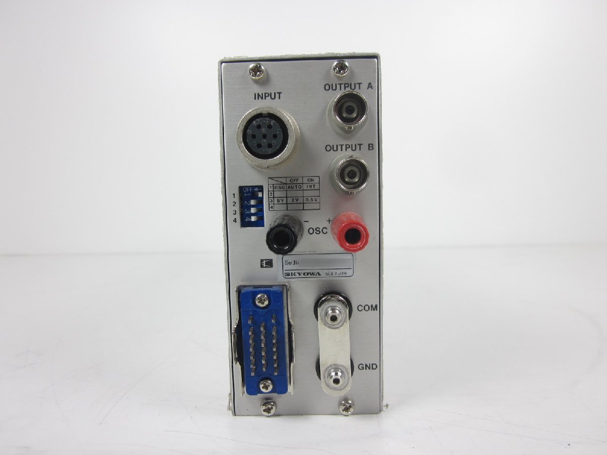 KYOWA DPM-711B Strain Amplifier Signal Conditioner 1ch DC-2.5kHz 60-1000Ω [h1231121622]